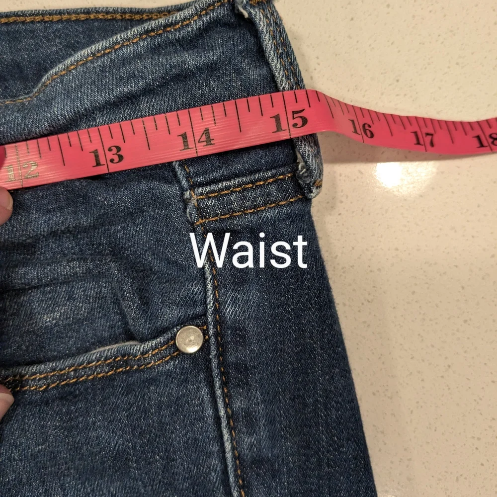 Banana Republic Blue Skinny Jeans Distressed Modern Fit - Picture 7 of 11